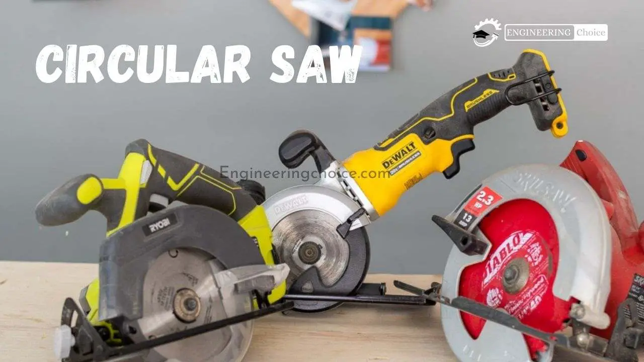 A circular saw is a power-saw using a toothed or abrasive disc or blade to cut different materials using a rotary motion spinning around an arbor.