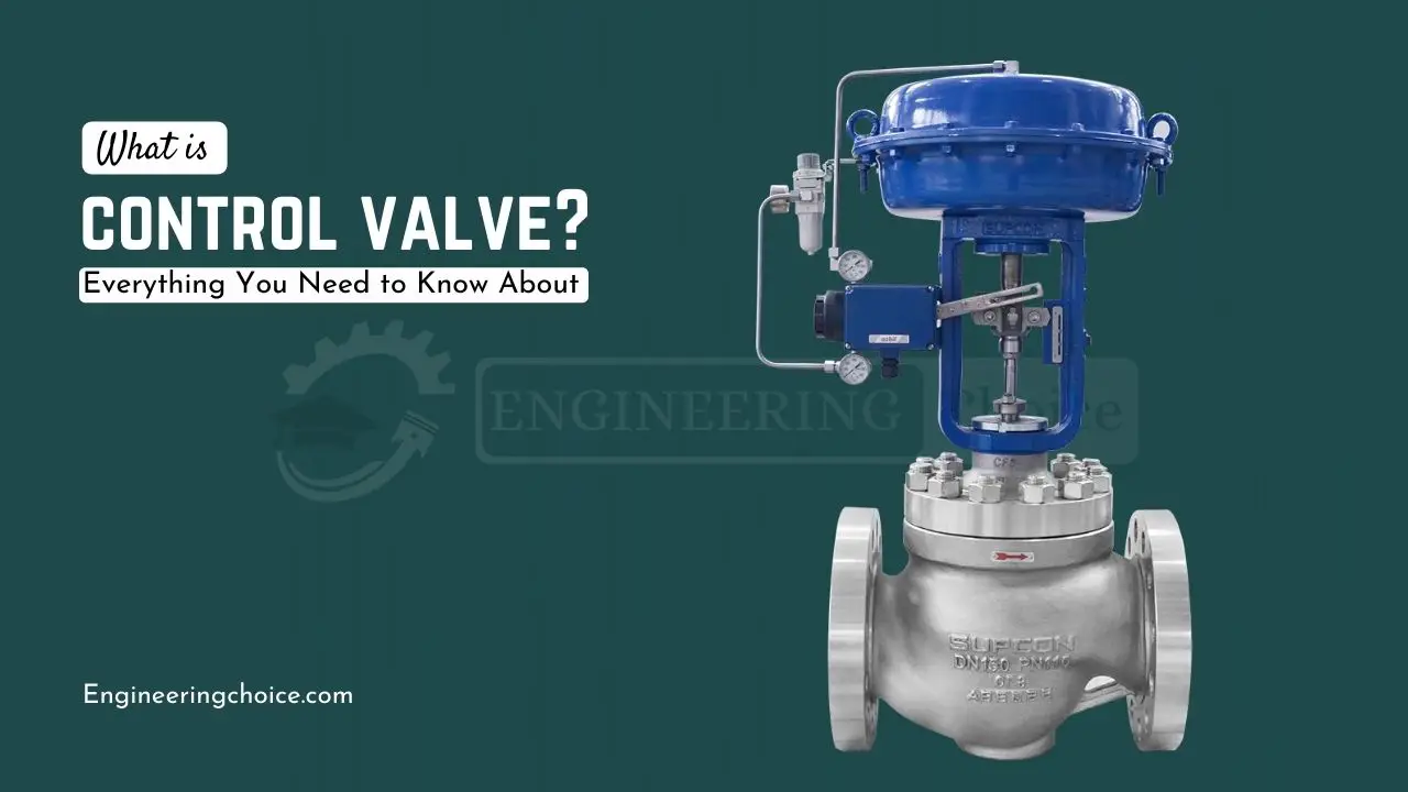 A control valve is a valve used to control fluid flow by varying the size of the flow passage as directed by a signal from a controller.
