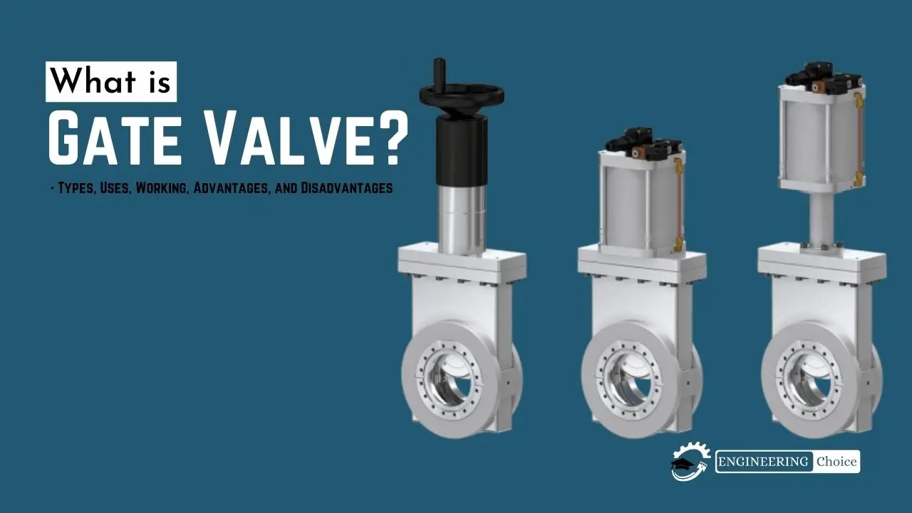 A gate valve, also known as a sluice valve, is a valve that opens by lifting a barrier (gate) out of the path of the fluid.