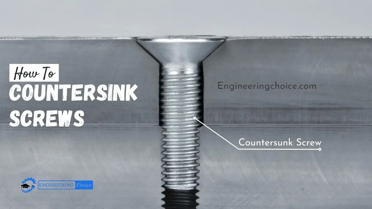 The countersunk screw also known as a flat-heat screw is a type of screw that's designed to rest flush with the object or surface in which it's inserted.