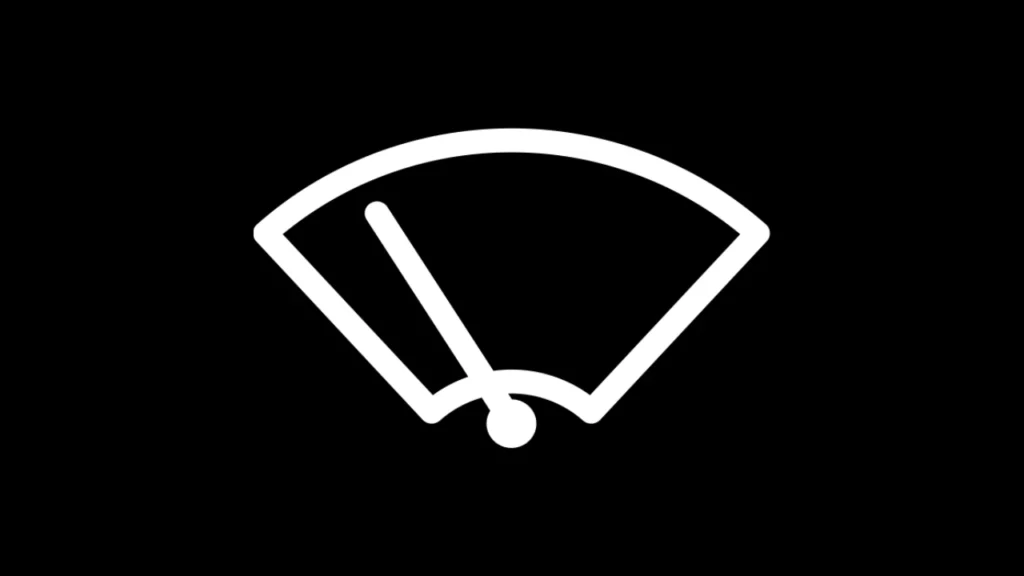 Window Wiper car Dashboard Symbols 